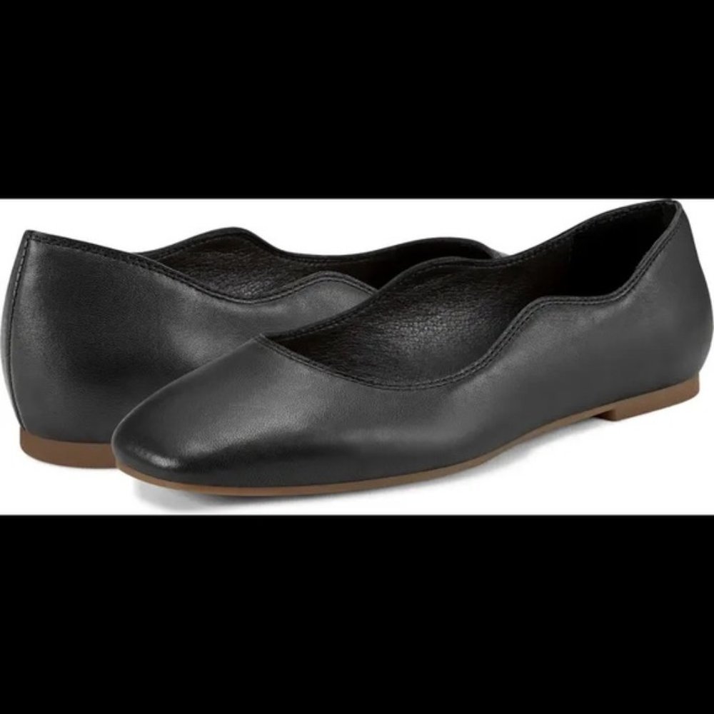 Lucky Brand Dellie Leather Ballet Shoes